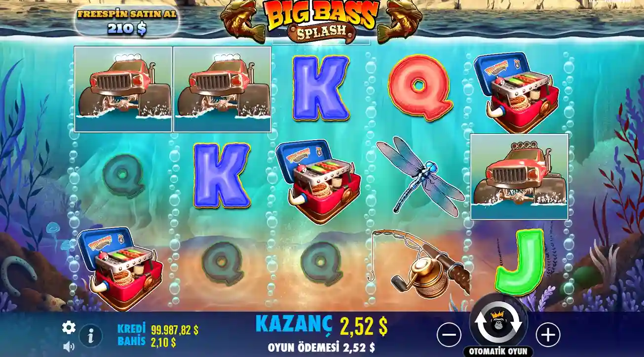 Ücretsiz spinler kazandıran bonuslu slot makinesi